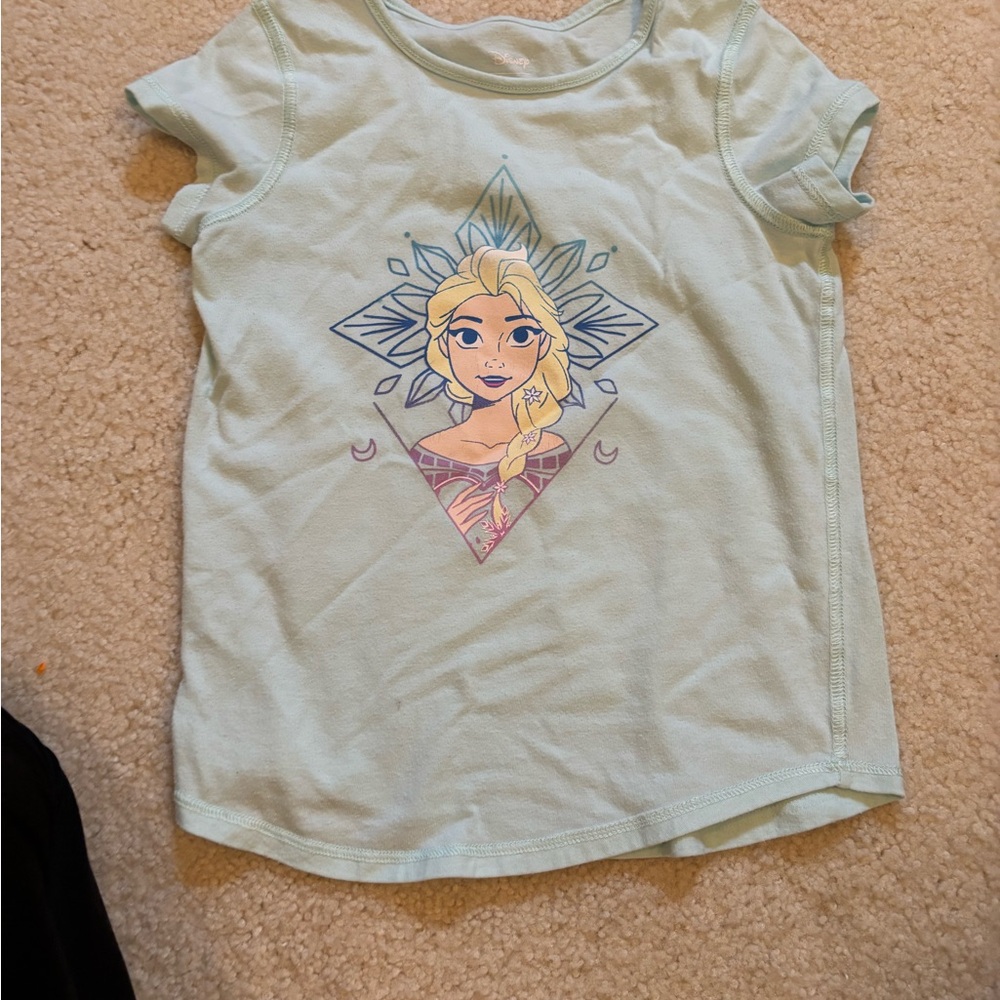 Disney Frozen Elsa Kids T-Shirt - Mint Green